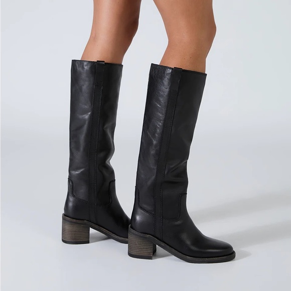 Tony Bianco Apache Boot Black Como